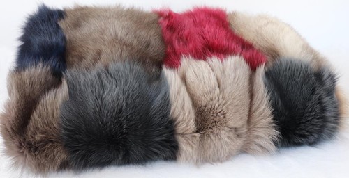 Couverture fourrure renard - fourrure,