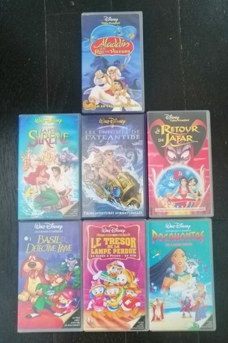 Lot vhs disney - lot, k7