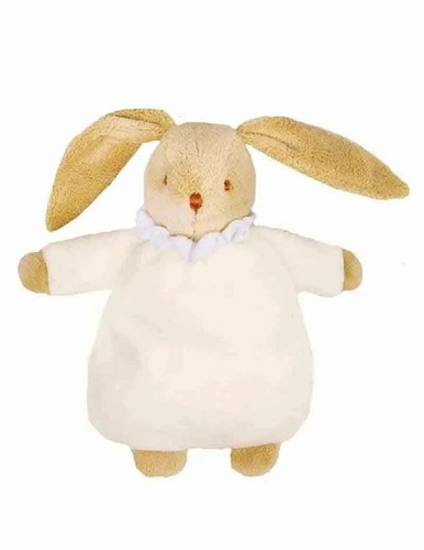 Rabbit blanket rattle cream
