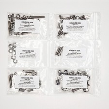 HONDA CB 350 K 1968-1972 Kit vis CRUCIFORME inox moteur complet CB350 CB350K