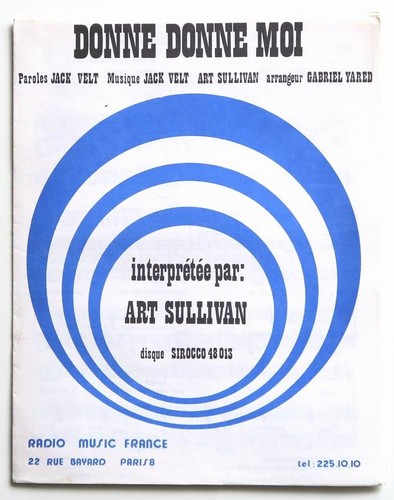 Partition vintage sheet - , music