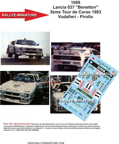 Decals ref 1066 lancia - ref,