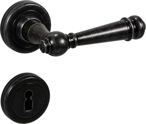 Poignée porte fer forgé - poignée,