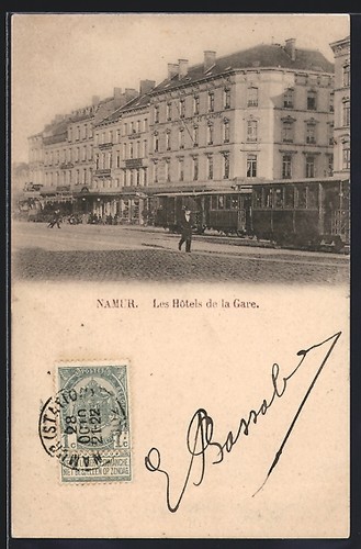 Carte postale namur les - carte, namur,