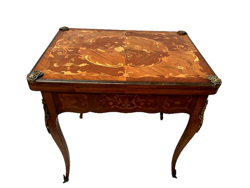 Table jeux style louis xv - a,