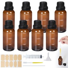 8 Pièces Flacon en Verre