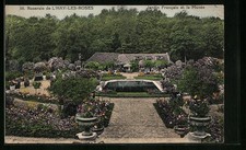 Old postcard L'Hay-les-Roses, rose garden - French garden and museum 