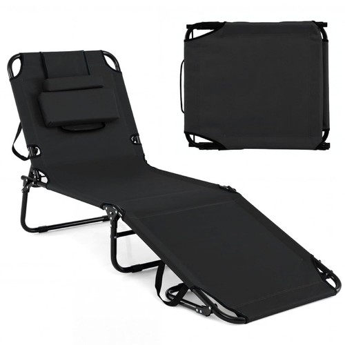 Chaise longue pliable 4 - chaise, à