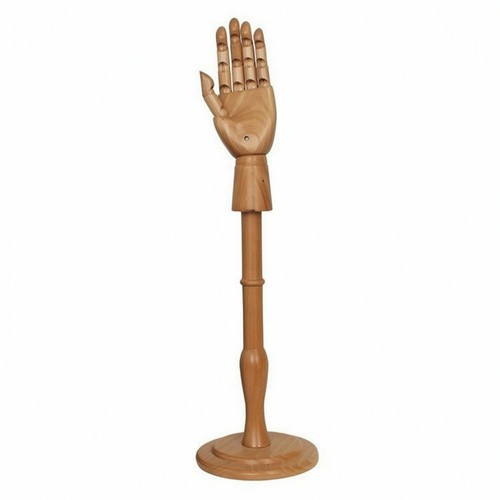 Main articulée bois avec - main,