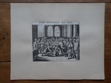 GRAVURE ORIGINALE- BIBLE -