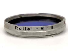 Rollei Filtre de Couleur B11 Bleu Rolleiflex F/2,8 Xenotar / Planar ( Rii ) Bay