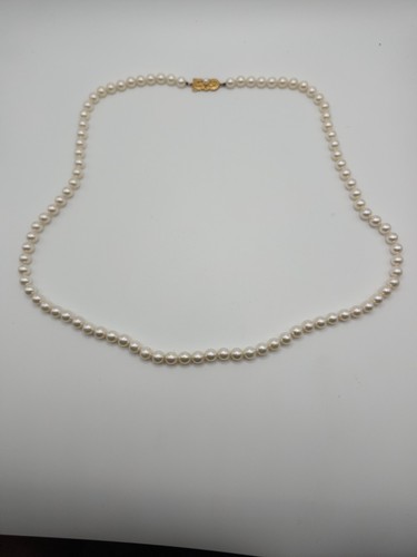 Mikimoto 18k pearl 24 inch - mikimoto,