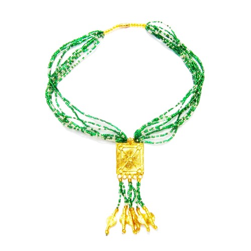 Collier africain adzopé - collier, en