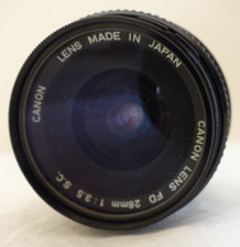 Objectif CANON FD28mm f3.5 S.C