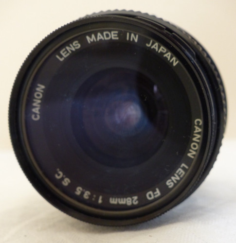 Objectif canon fd28mm s c - objectif,