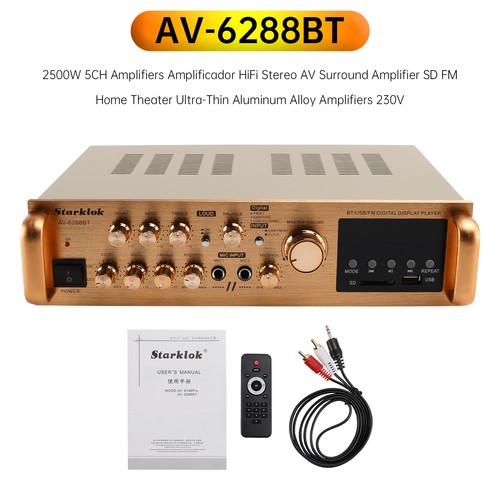 Amplificateur canaux 2500 - amplificateur, w
