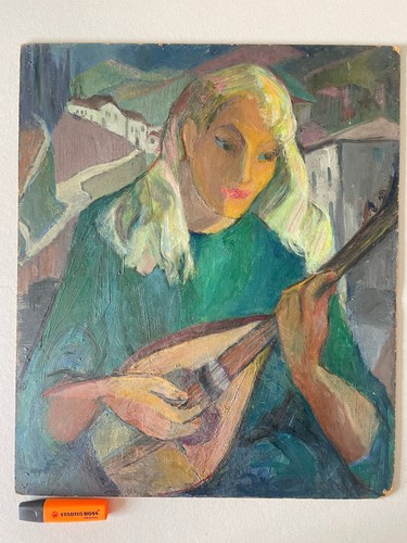 Tableau école paris huile - tableau,