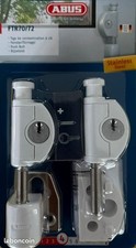 ABUS Lot de 2 Verrous Serrure pour Fenêtre -Porte -Baie Vitrée en PVC - Bois ALU
