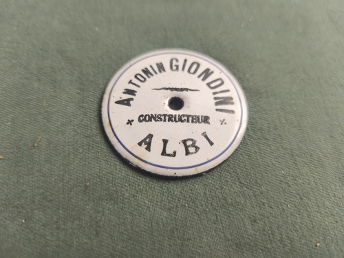 Ancienne petite plaque - petite,