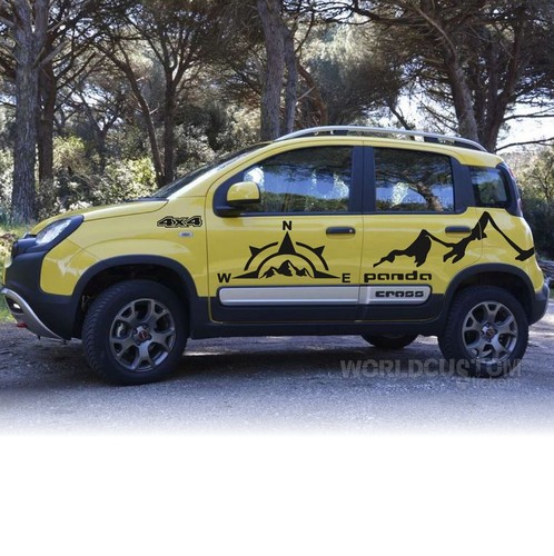 Adhésifs stickers pour fiat - stickers,