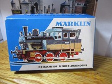 VINTAGE Märklin HO#3029 Steam Tank Locomotive DB 0-6-0 w/Original Box~NOT TESTED