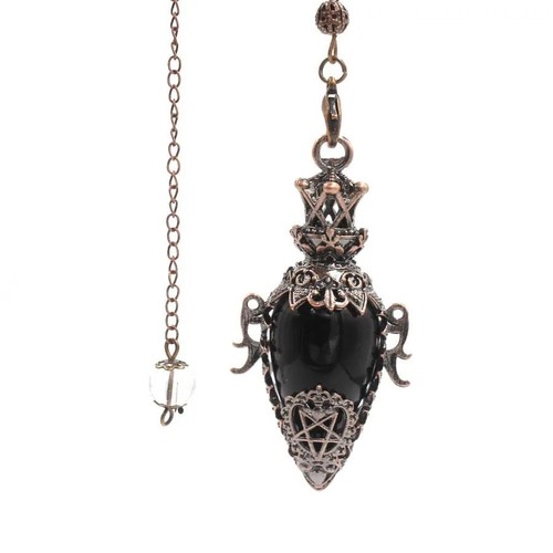 Pendule obsidienne - pendule,
