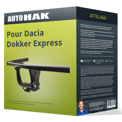 Attelage pour dacia - attelage, dokker