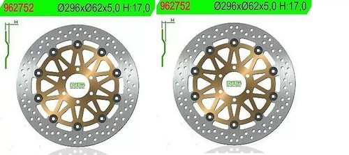 Paire disques frein - paire,