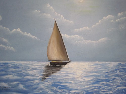 Peinture huile sur - , toile