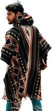 Poncho for men - Alpaca wool -