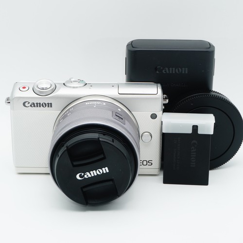 Canon eos m100 blanc - blanc, avec