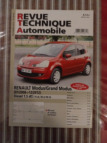 Revue technique renault modus - technique,
