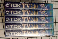 Lot  Pack de 5 Cassettes TDK