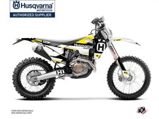 Kit Deco Moto Cross Block Husqvarna 250 FE Noir Jaune