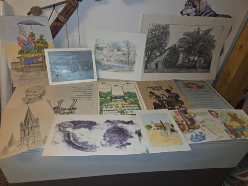 Estampes gravures lithos - 77,
