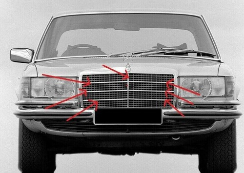 Grill moulding trim - moulding, set