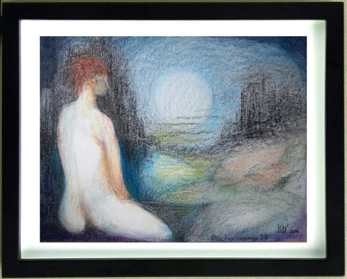 Dessin pastel pachamama 13 - ,