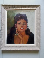 " Gitane Pensive " ,  Huile