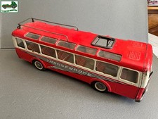 Vintage Setra Transeurope Bus Antique Tin Bus Joustra Toy