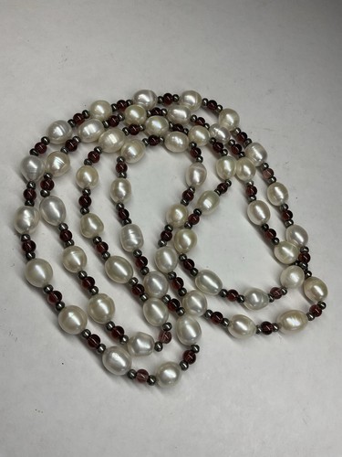 Collier perles eau douce - perles,