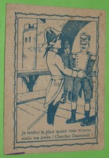 CHROMO 1912-1914 CHICOREE CANIS FRERES PETITE-SYNTHE JEU CHERCHEZ TROUVEZ