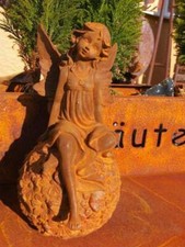 Elfe à fleurs en fonte Lina