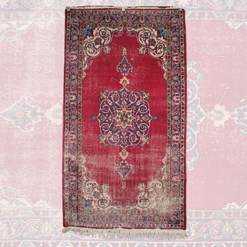 Tapis oushak rouge vintage 4 - tapis,