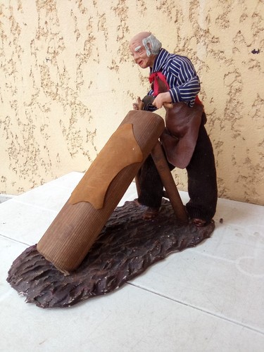 Santon ancien habillé le - -,