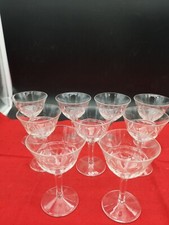 Crystal 9 Small Cocktail Glasses (c4)