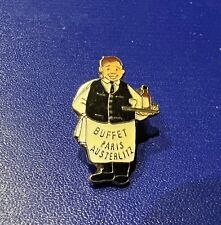 PIN'S SPILLA SERVEUR BARMAN RESTAURANT BUFFET DE LA GARE PARIS AUSTERLITZ RARE