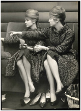 Pia and Mia Genberg modelling
