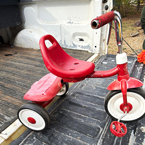 Radio flyer vintage - vintage, red
