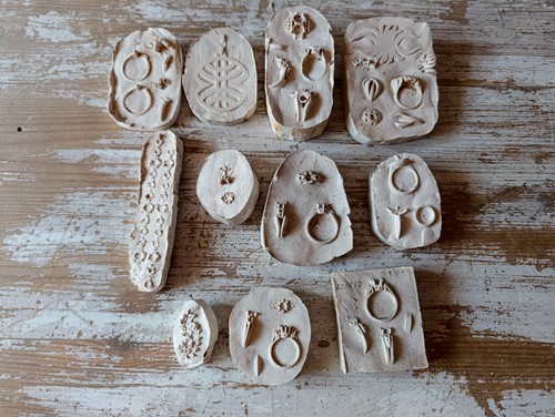 Lot moulages anciens - de,