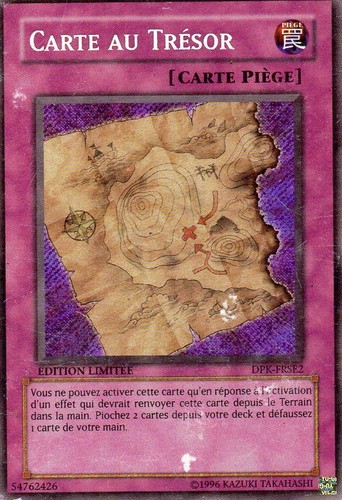 Carte tresor - au, yu-gi-oh
